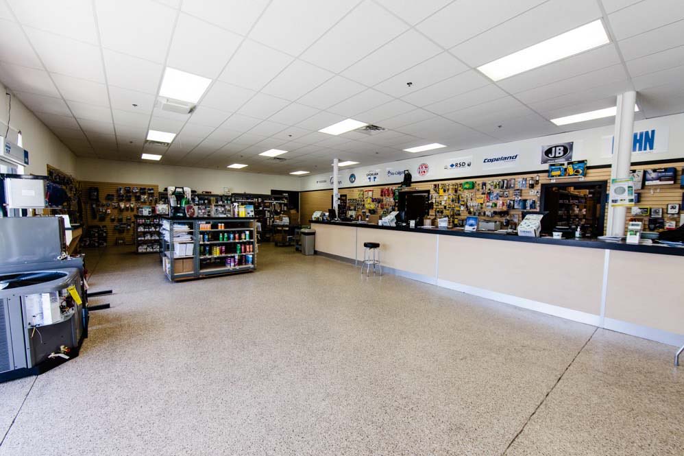McFadden Place: Sales counter
