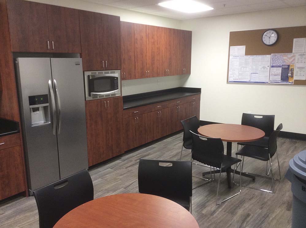 RSD Headquarters: Break room